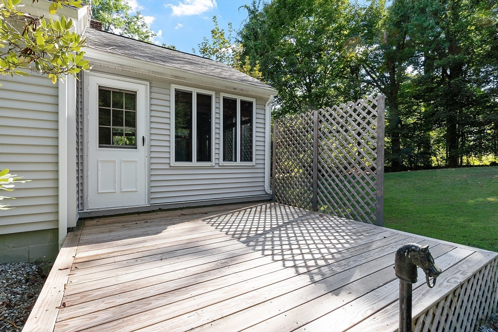 42 New Salem Road Petersham, MA 01366 - Photo 11 of 42 a view of a wooden door and a yard