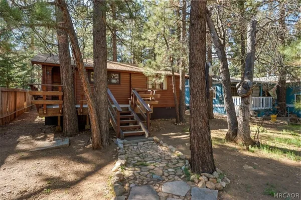 a view of outdoor space and deck