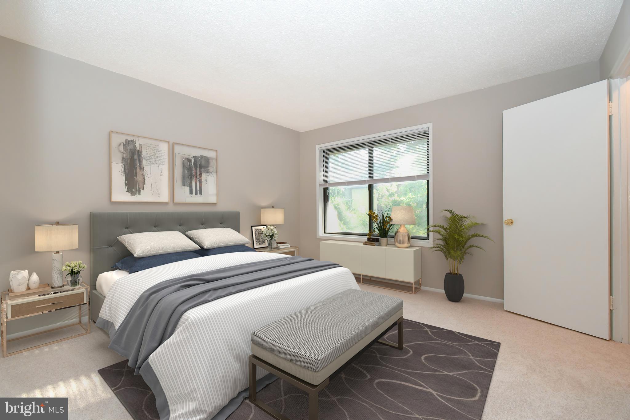 2218 White Cornus Lane Reston, VA 20191 - Photo 4 of 35 Virtually staged master bedroom