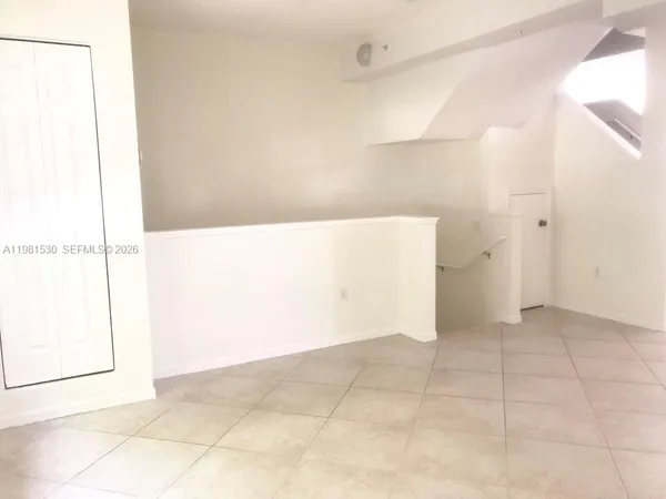 a view of an empty room
