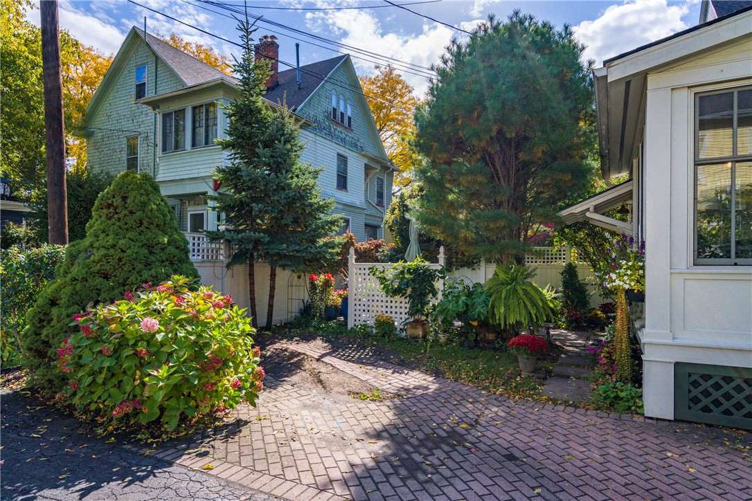 49 Vick Park B Rochester, NY 14607 - Photo 42 of 45 Red Brick Pavers Rear Parking Space