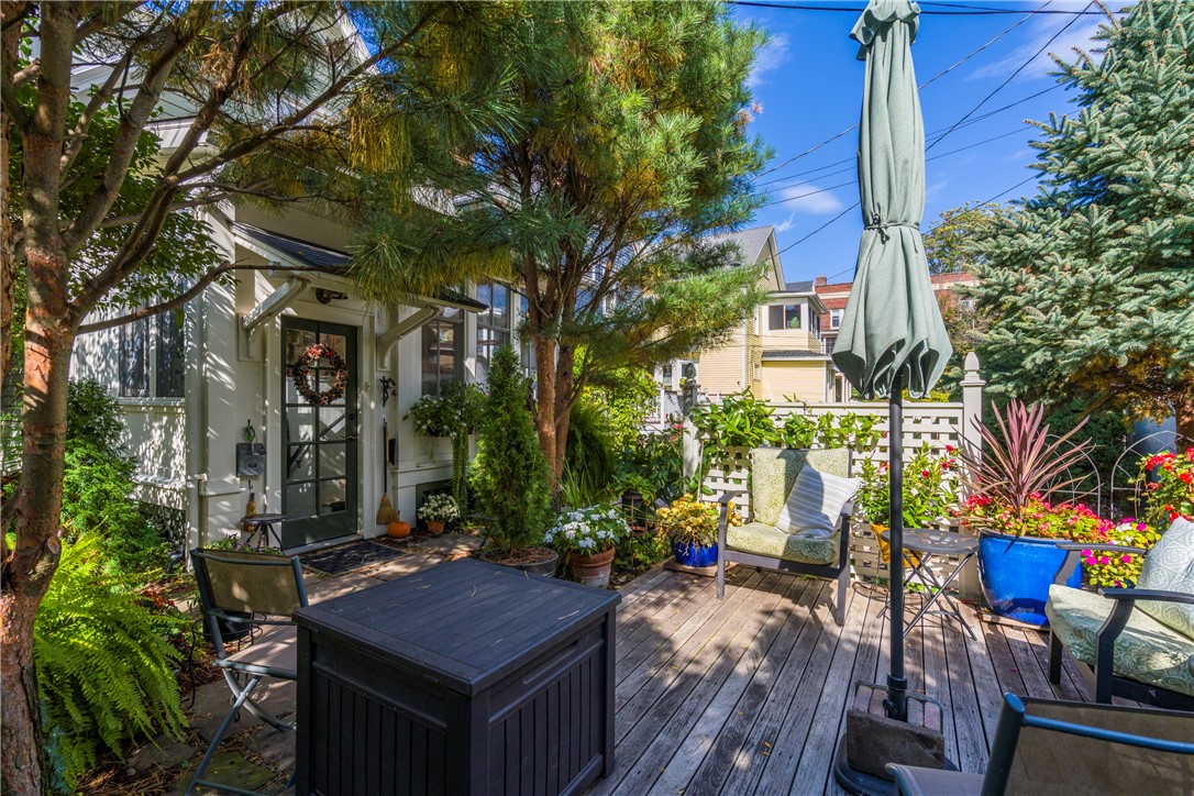 49 Vick Park B Rochester, NY 14607 - Photo 44 of 45 Rear Patio and Brazilian Ipe Deck