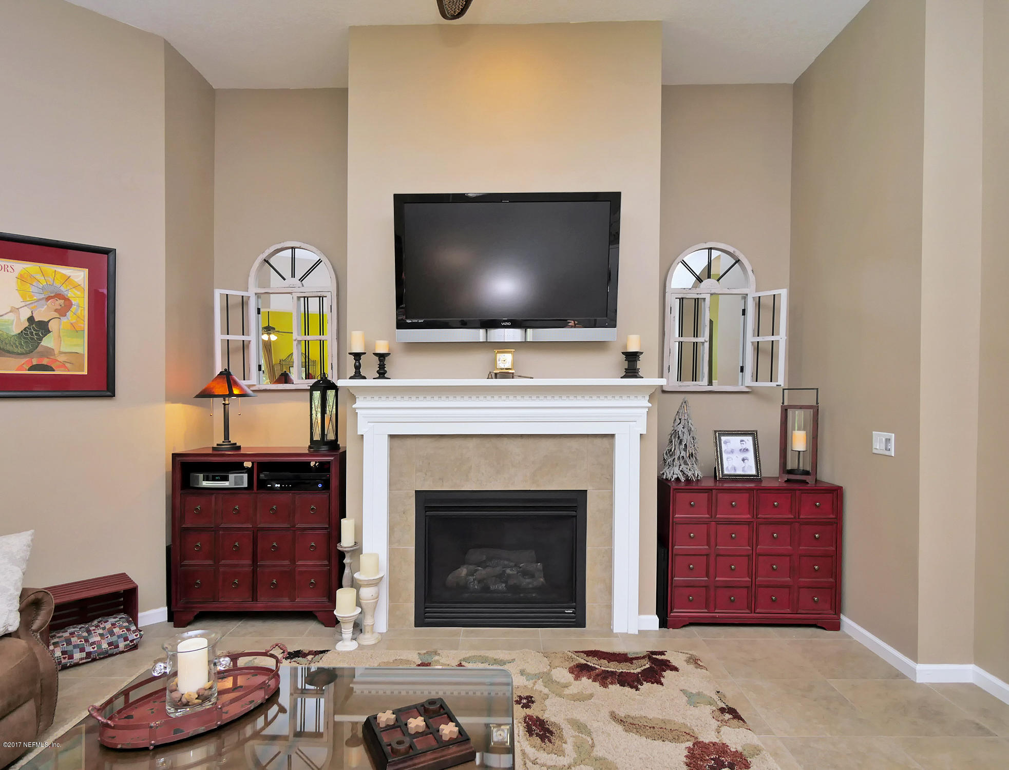 888 Reflection Cove Road East Jacksonville, FL 32218 - Photo 8 of 51 08 gas fireplace and niches