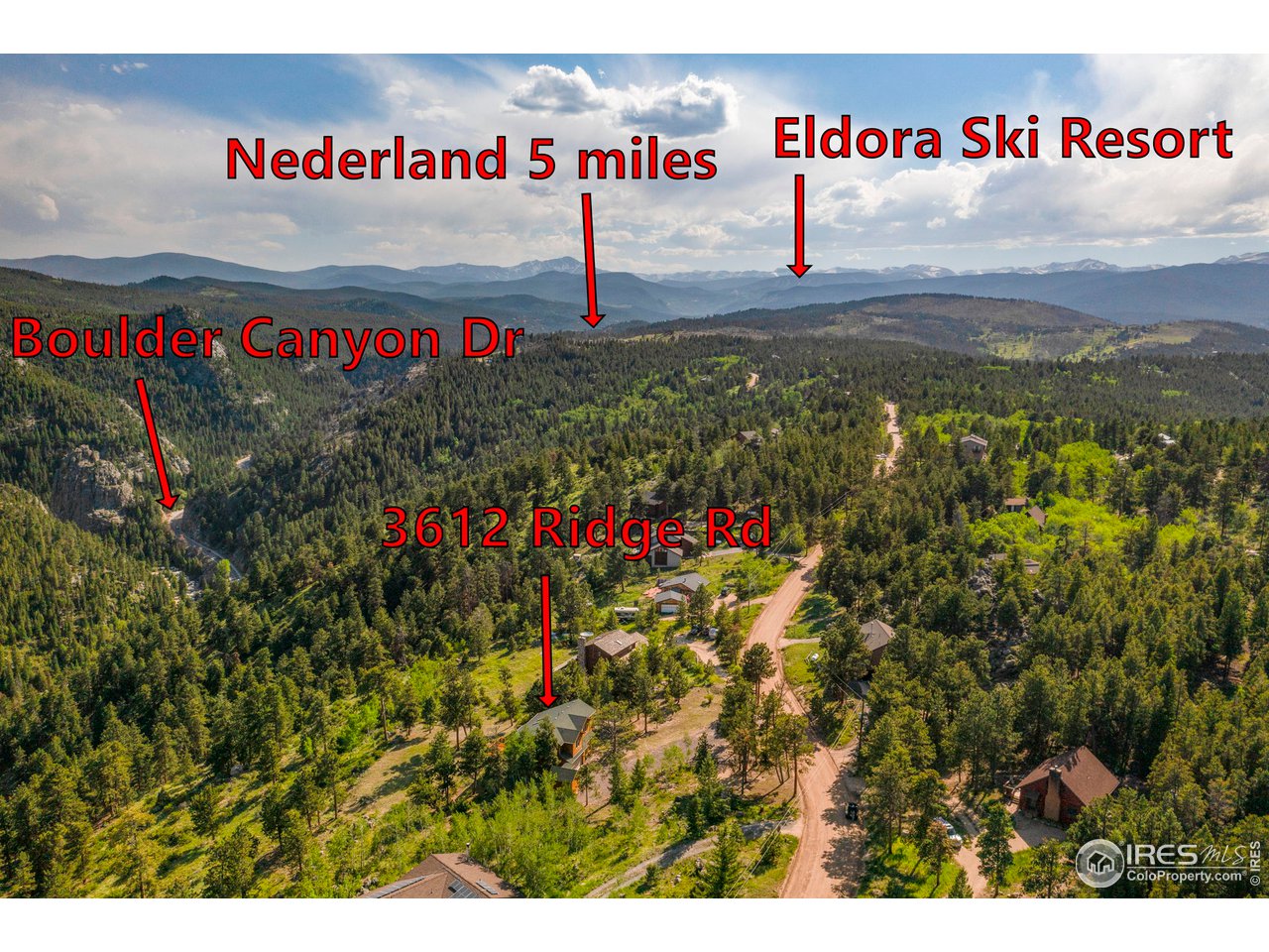 3612 Ridge Road Nederland, CO 80466 - Photo 4 of 40 Just minutes to the charming Town of Nederland or Eldora Ski Resort