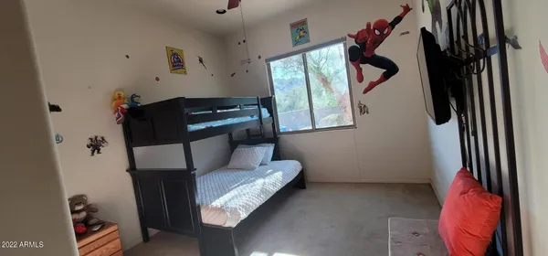 a room with furniture and a window