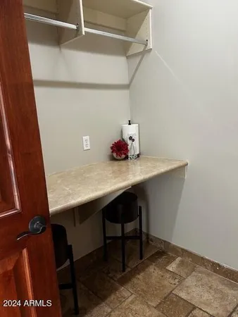 a view of table and chair