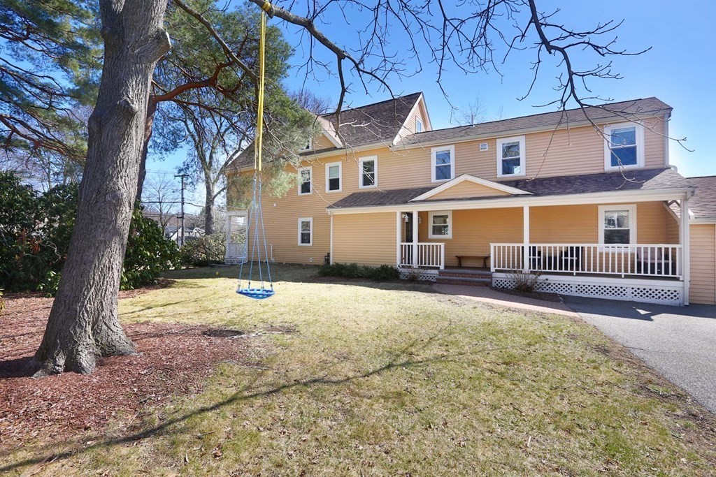 491 Webster Street Needham, MA 02494 - Photo 3 of 37 a view of a house with a yard