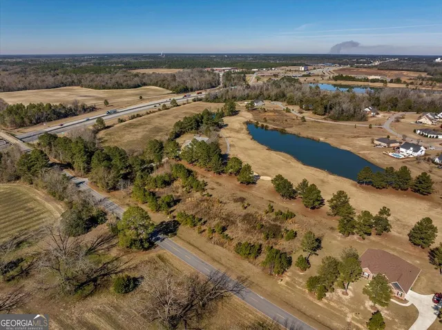 a view of city and ocean