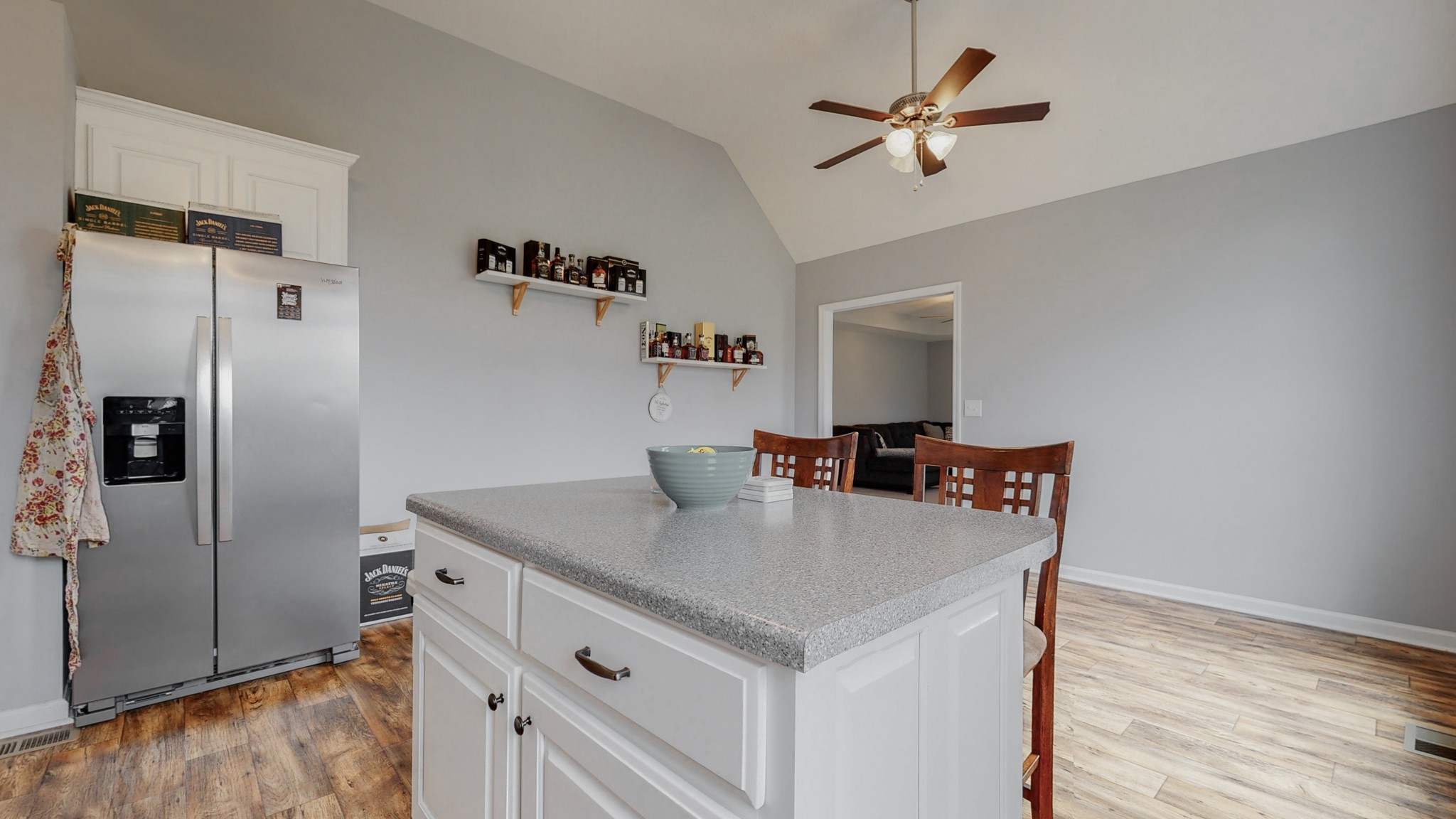 10 South Howard Fitch Road Fayetteville, TN 37334 - Photo 6 of 40 a kitchen with a table chairs refrigerator and microwave