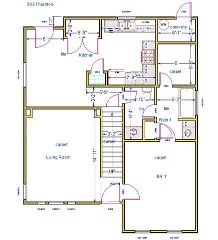 a picture of a bathroom with a window