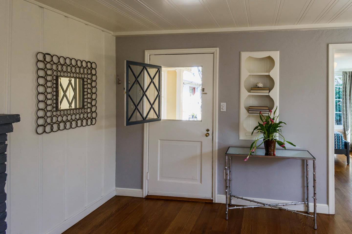 117 Dwight Road Burlingame, CA 94010 - Photo 5 of 20 a view of front door with wooden floor