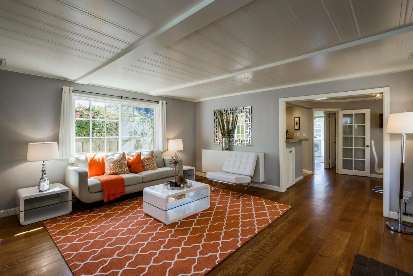 117 Dwight Road Burlingame, CA 94010 - Photo 7 of 20 a living room with furniture and wooden floor