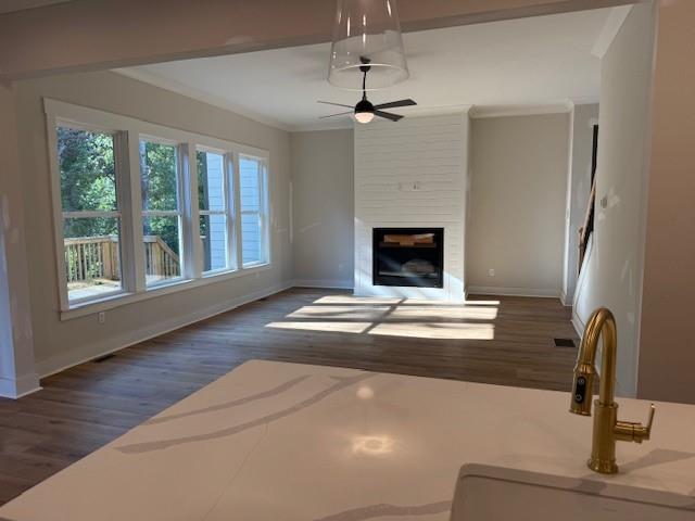 5648 Meadow View Drive Jefferson, GA 30549 - Photo 5 of 31 a view of livingroom with furniture and chandelier fan