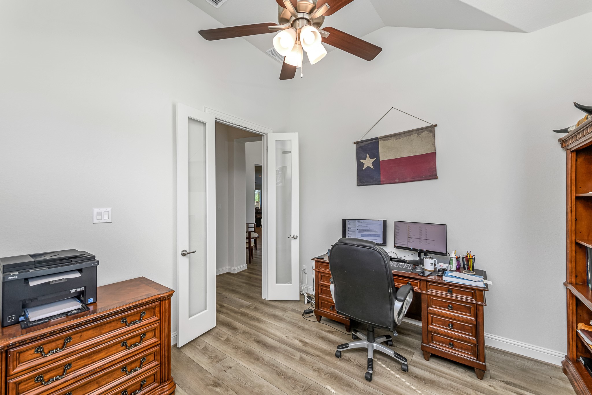 41015 Kimber Lane Magnolia, TX 77354 - Photo 13 of 44 a view of a workspace with furniture and a window