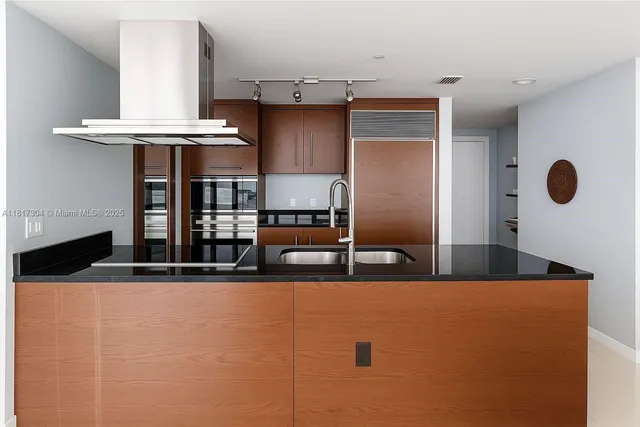 a view of a living room with furniture