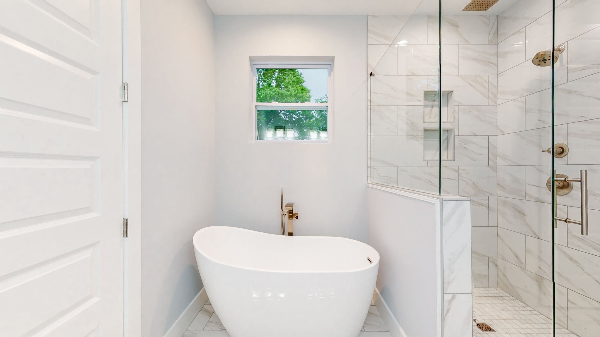 128 Ben Allen Road Nashville, TN 37207 - Photo 28 of 51 a white bath tub sitting next to a white sink