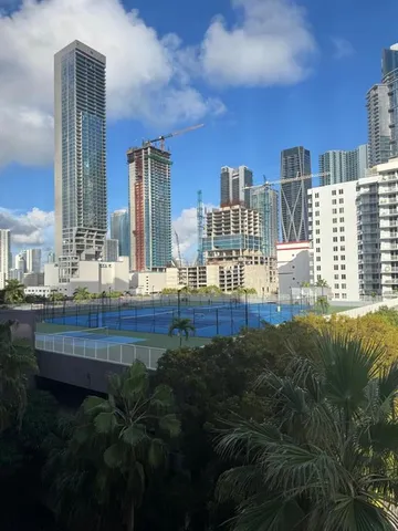 a view of building with outdoor space