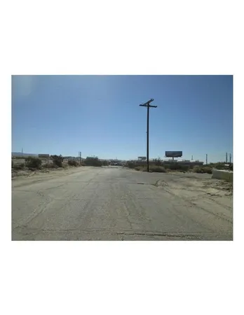 a open hall with a bed