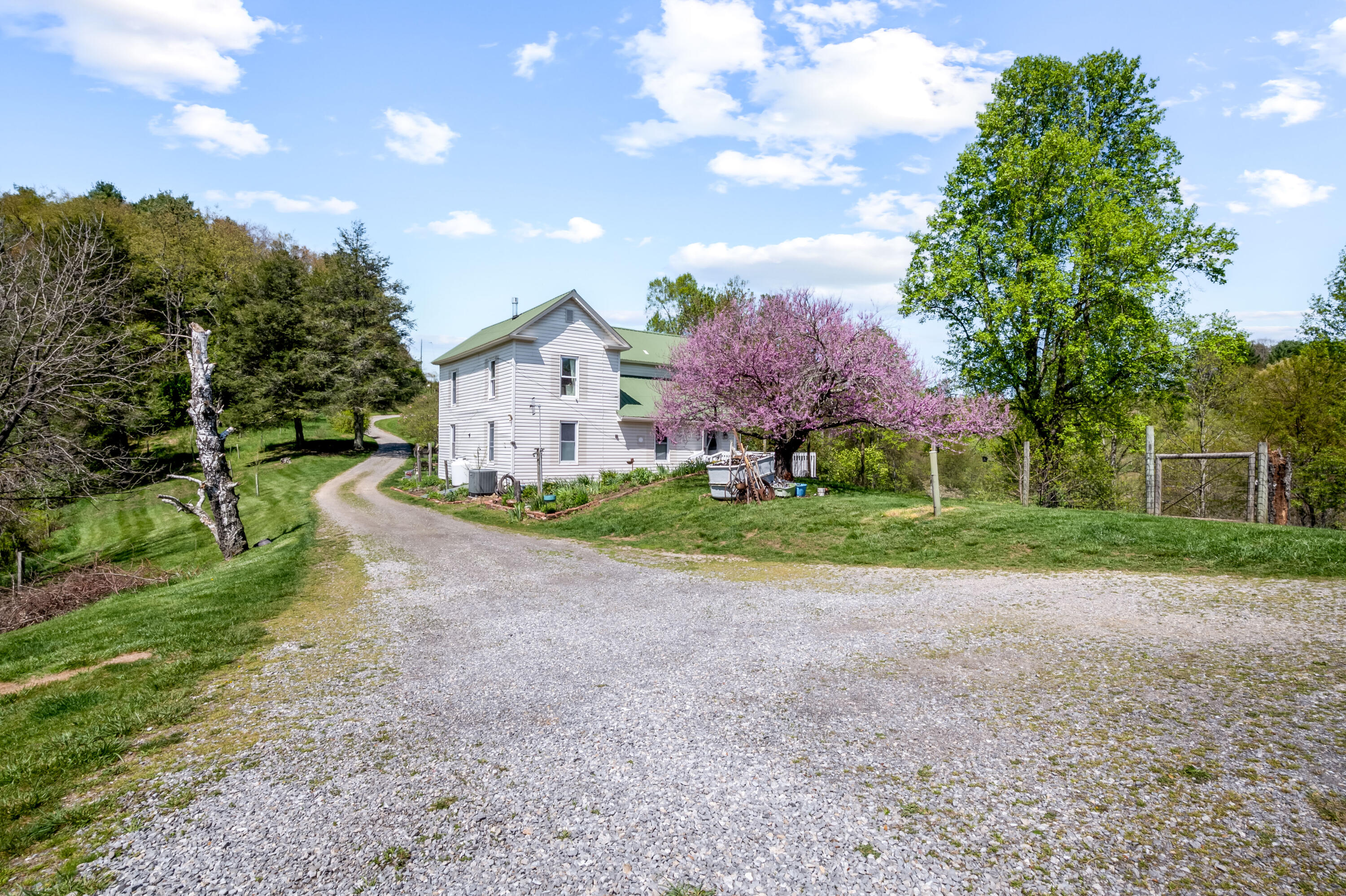 771 White Oak Grove Road Northeast Riner, VA 24149 - Photo 2 of 113 a view of a house with a yard and large trees