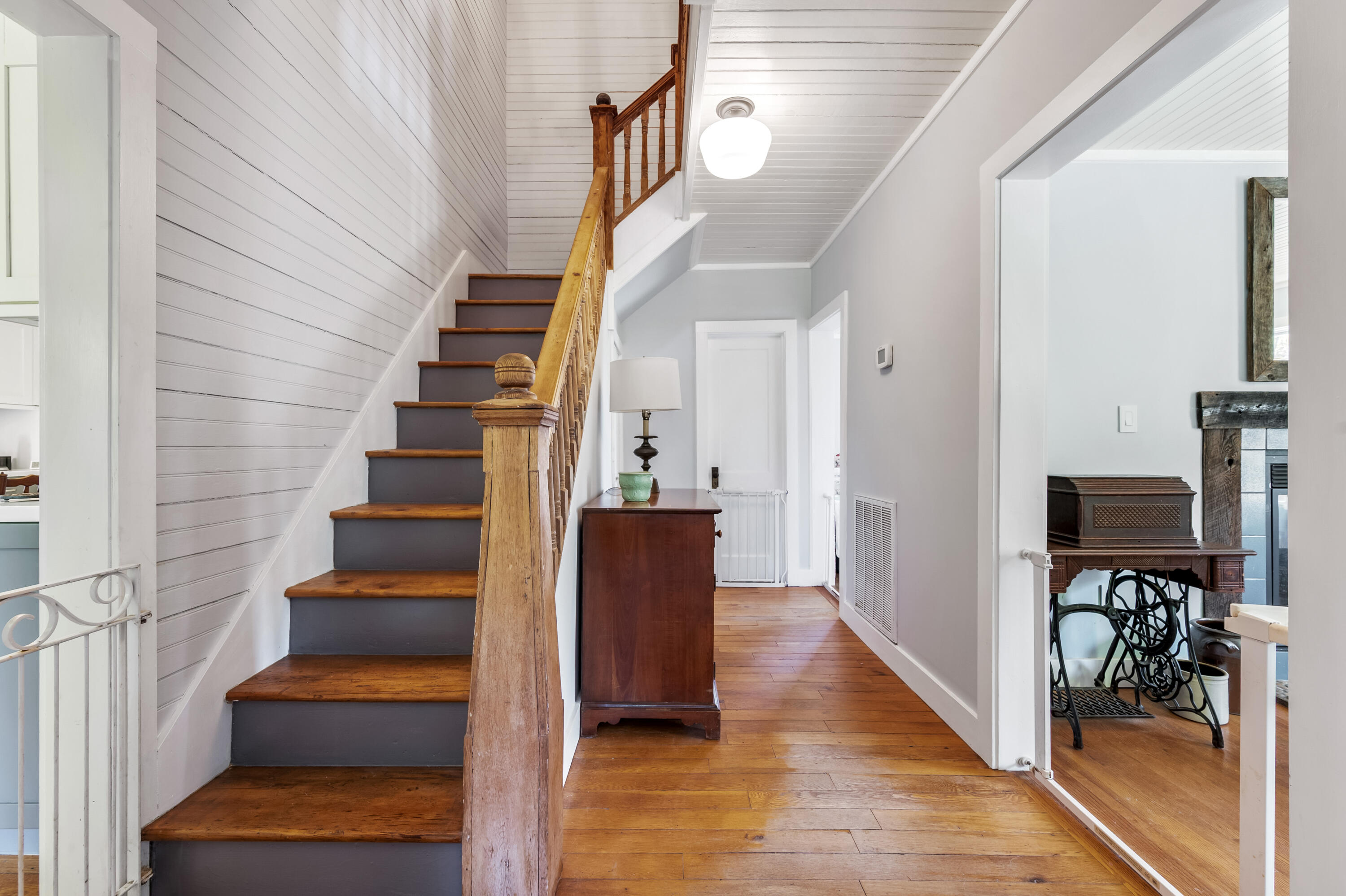 771 White Oak Grove Road Northeast Riner, VA 24149 - Photo 22 of 113 a view of entryway and hall with wooden floor