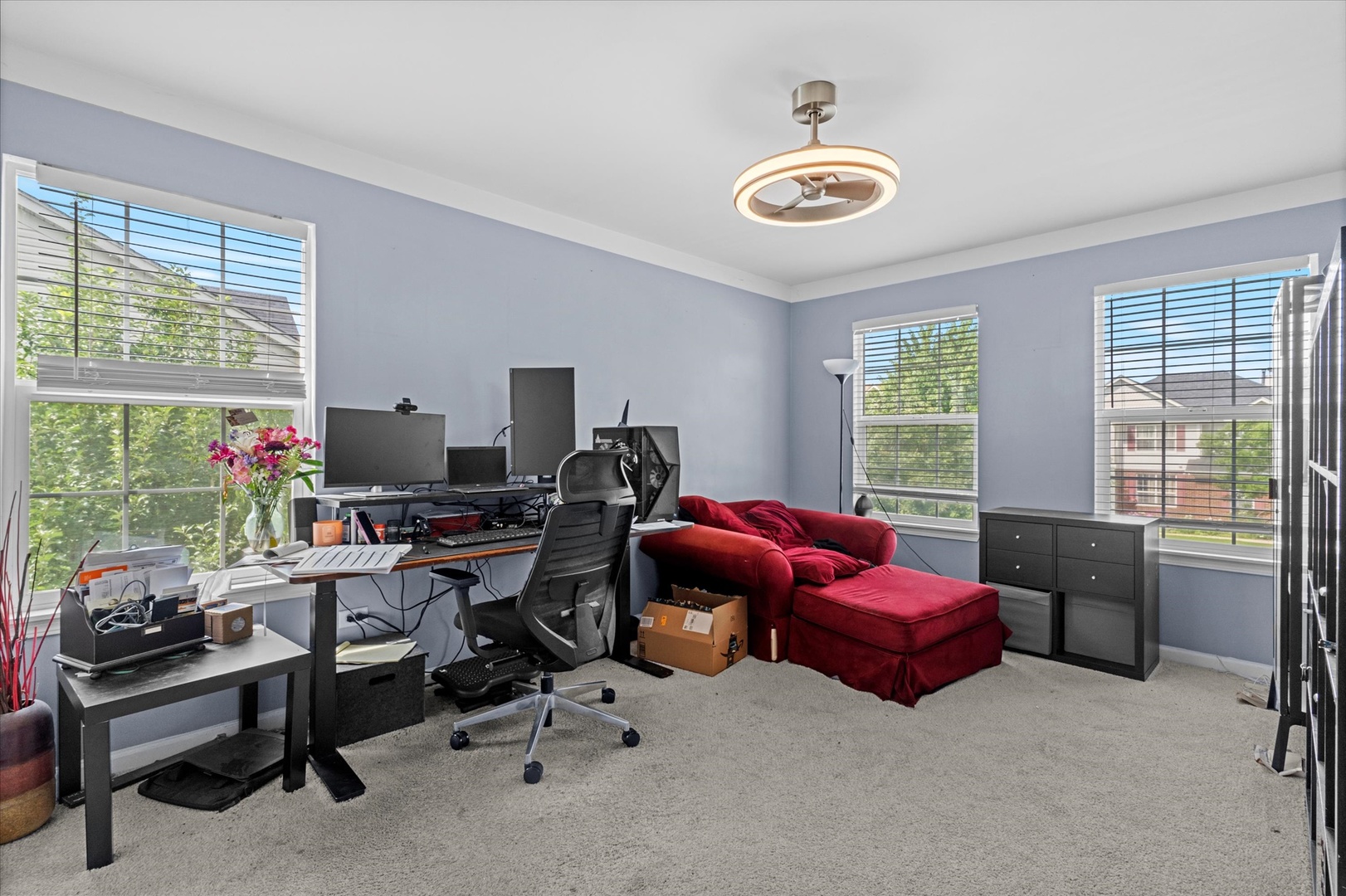 1314 Danhof Drive Bolingbrook, IL 60490 - Photo 13 of 39 a view of a livingroom with workspace and a window