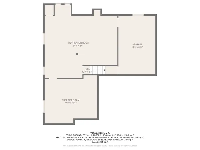 a picture of a room with mirror and cabinets