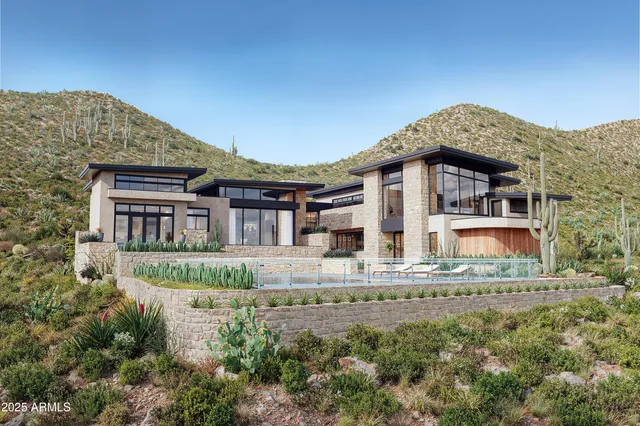 a front view of a house with balcony
