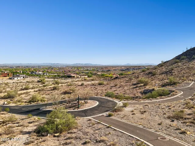 a view of a large mountain