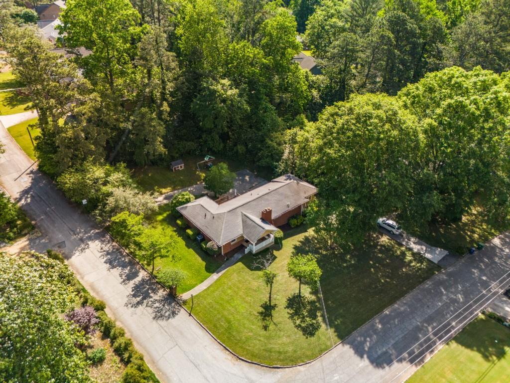 1865 Briarlake Circle Decatur, GA 30033 - Photo 7 of 32 an aerial view of a house with a yard basket ball court and outdoor seating