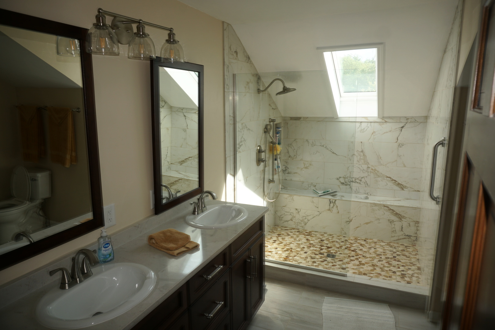 4914 Highway 113 Kankakee, IL 60901 - Photo 34 of 54 a bathroom with a sink and a mirror