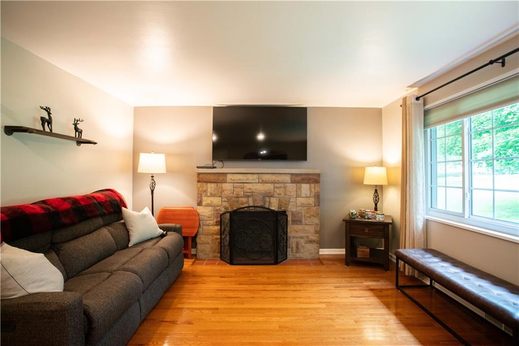 490 Barclay Hill Road Beaver, PA 15009 - Photo 9 of 26 a living room with furniture and a fireplace