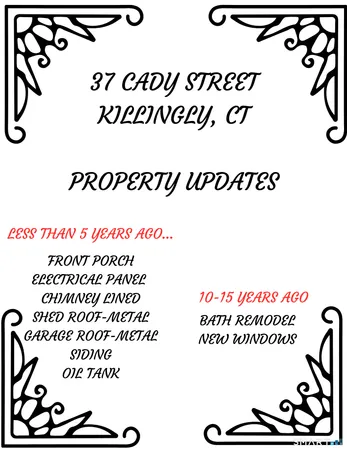 $350,000 | 37 Cady Street, Killingly, CT 06239