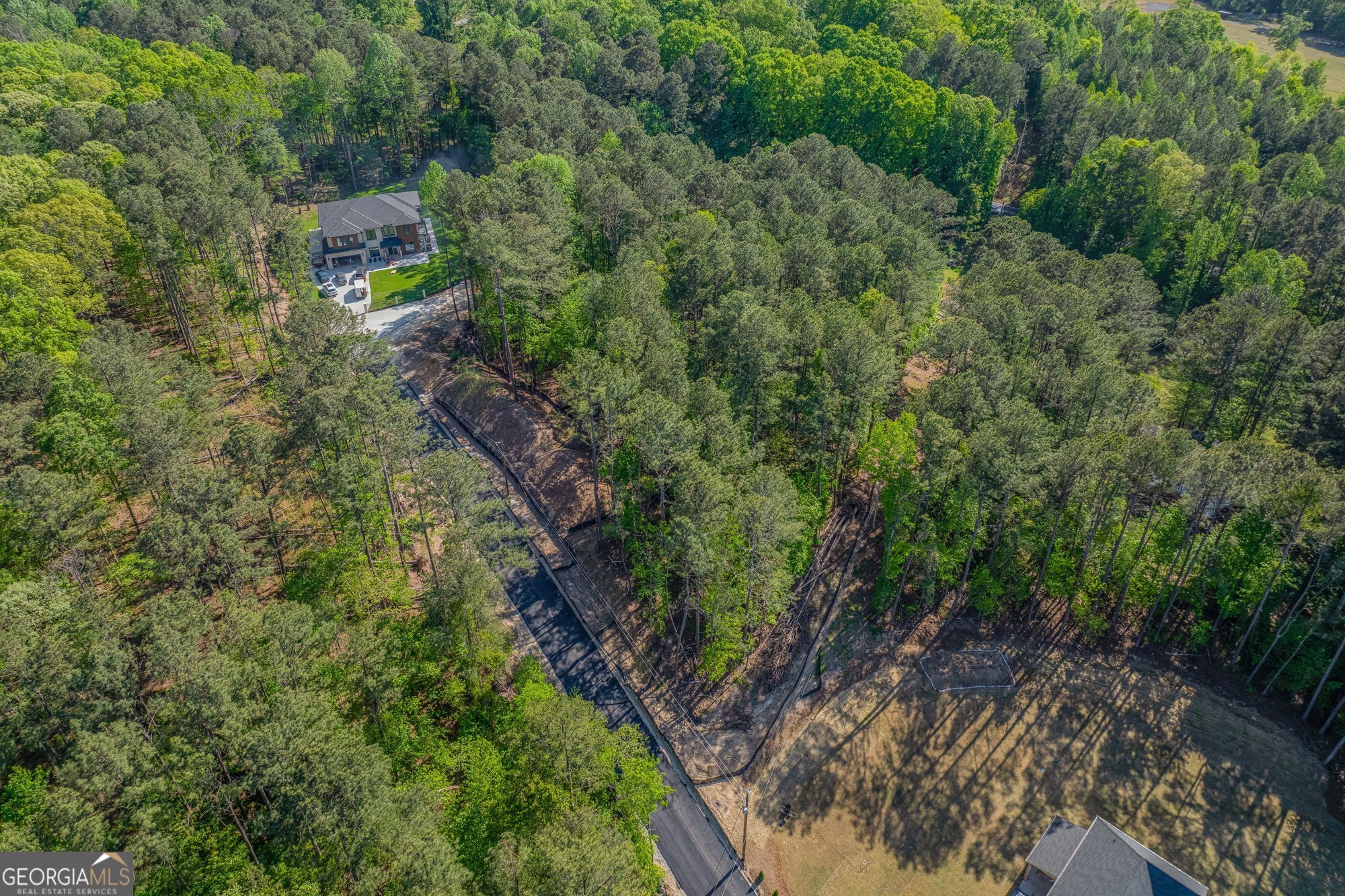 1559 Whitley Road Dacula, GA 30019 - Photo 2 of 33 a aerial view of a house with a yard