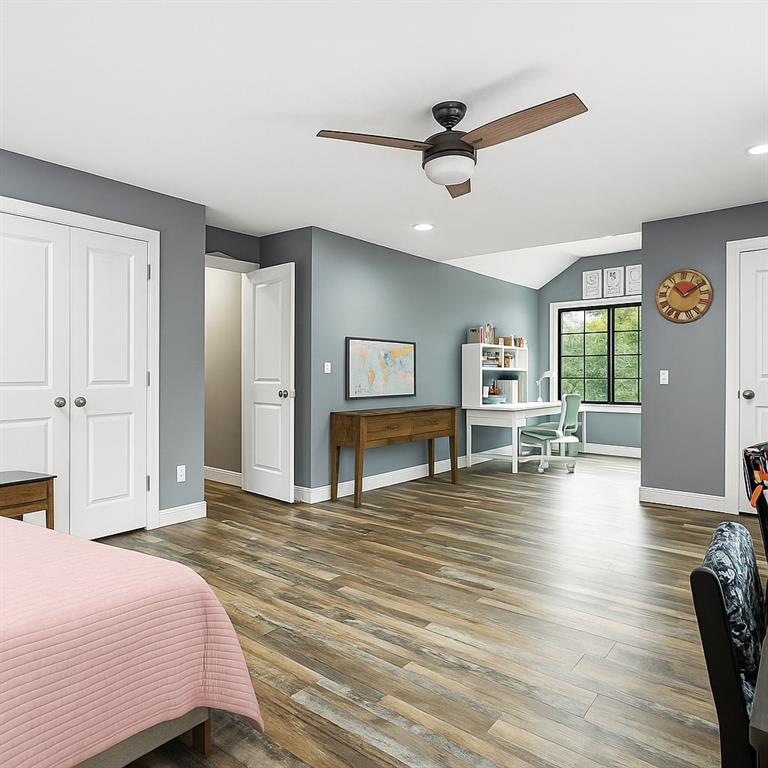 749 Old Federal Road South Chatsworth, GA 30705 - Photo 25 of 45 a bedroom with a bed and a view of bathroom