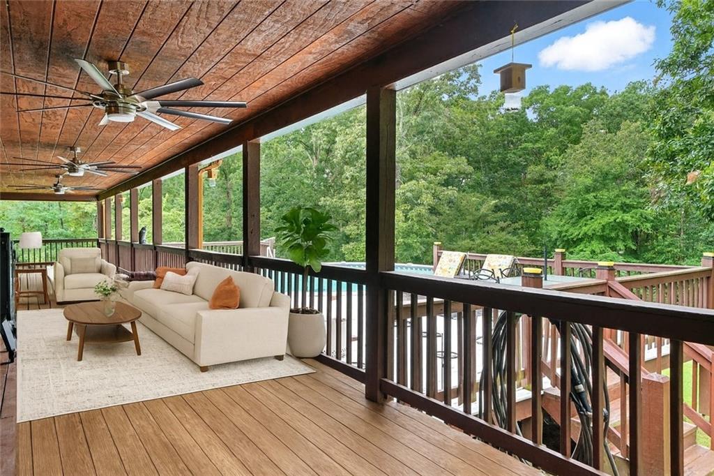 749 Old Federal Road South Chatsworth, GA 30705 - Photo 30 of 45 a view of a porch with furniture