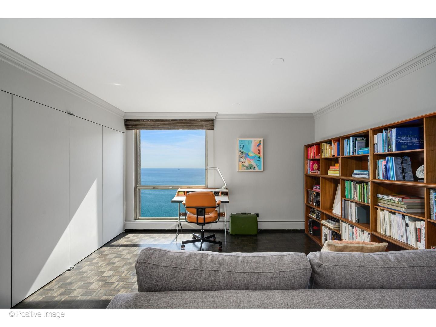 1310 North Ritchie Court, Unit 26C Chicago, IL 60610 - Photo 21 of 34 a living room with furniture and a book shelf