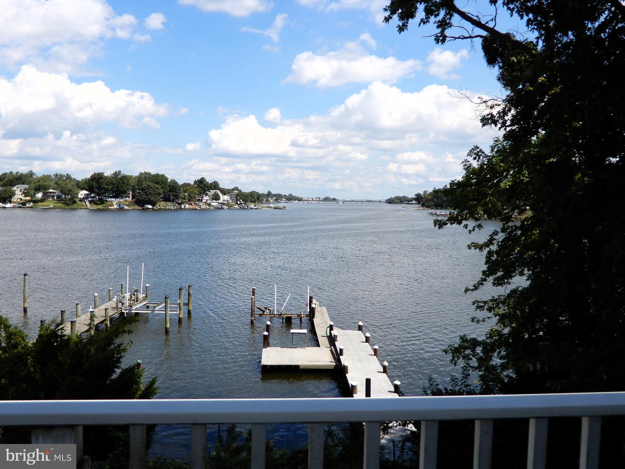 7638 Laurel Drive Pasadena, MD 21122 - Photo 23 of 51 Balcony View from Primary Bedroom