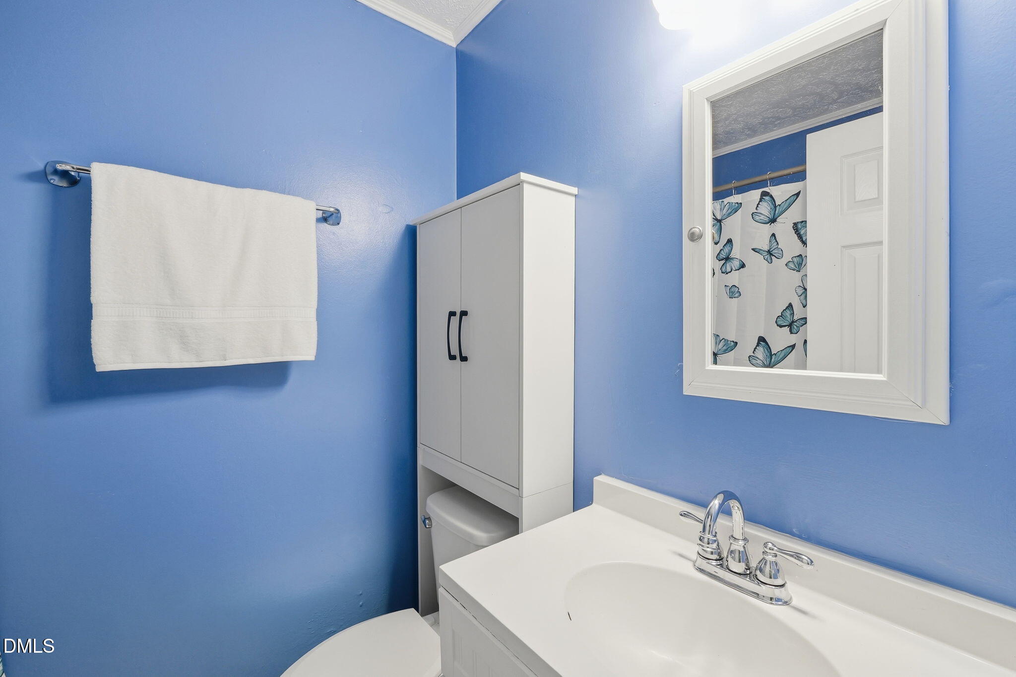 265 Shady Hill Circle Roxboro, NC 27573 - Photo 12 of 18 a bathroom with a sink a mirror and a toilet