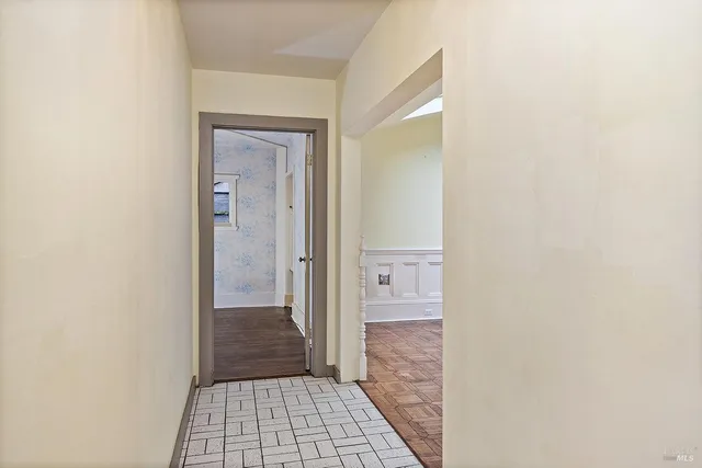 wooden floor in an empty room