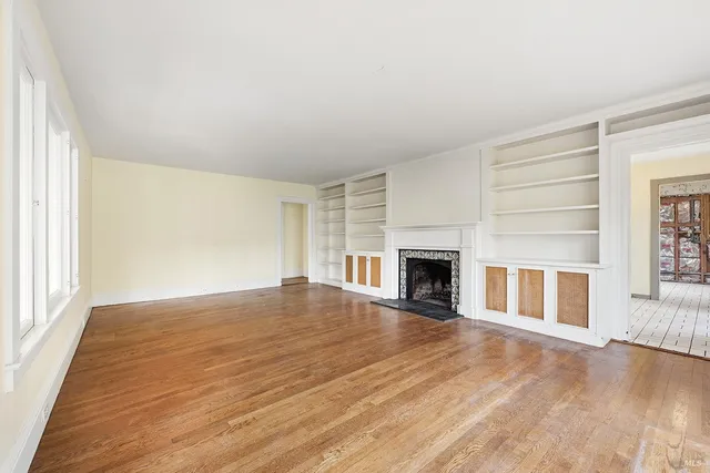 a view of front door of house