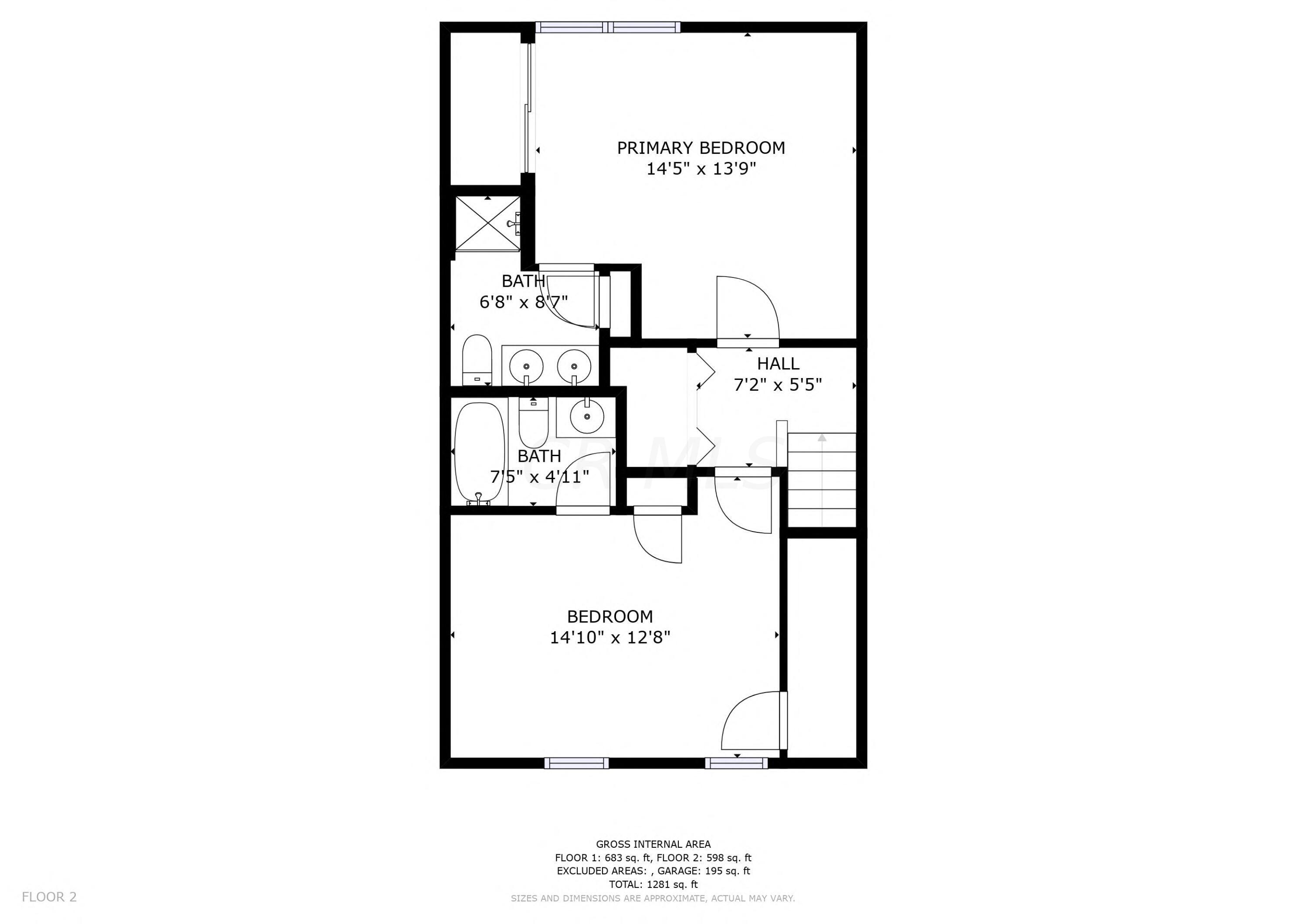 109 Gifford Road Columbus, OH 43235 - Photo 30 of 30 Second Floorplan