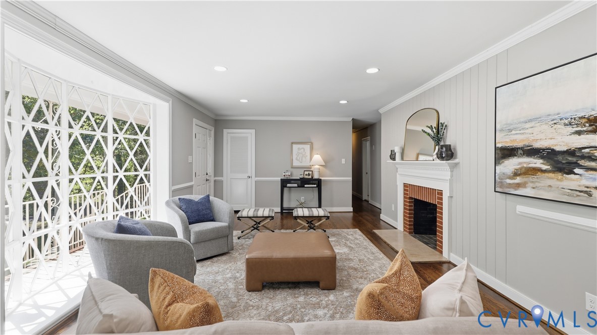 2301 Traymore Road North Chesterfield, VA 23235 - Photo 9 of 67 Wood-finish flooring, recessed lighting, and a whi