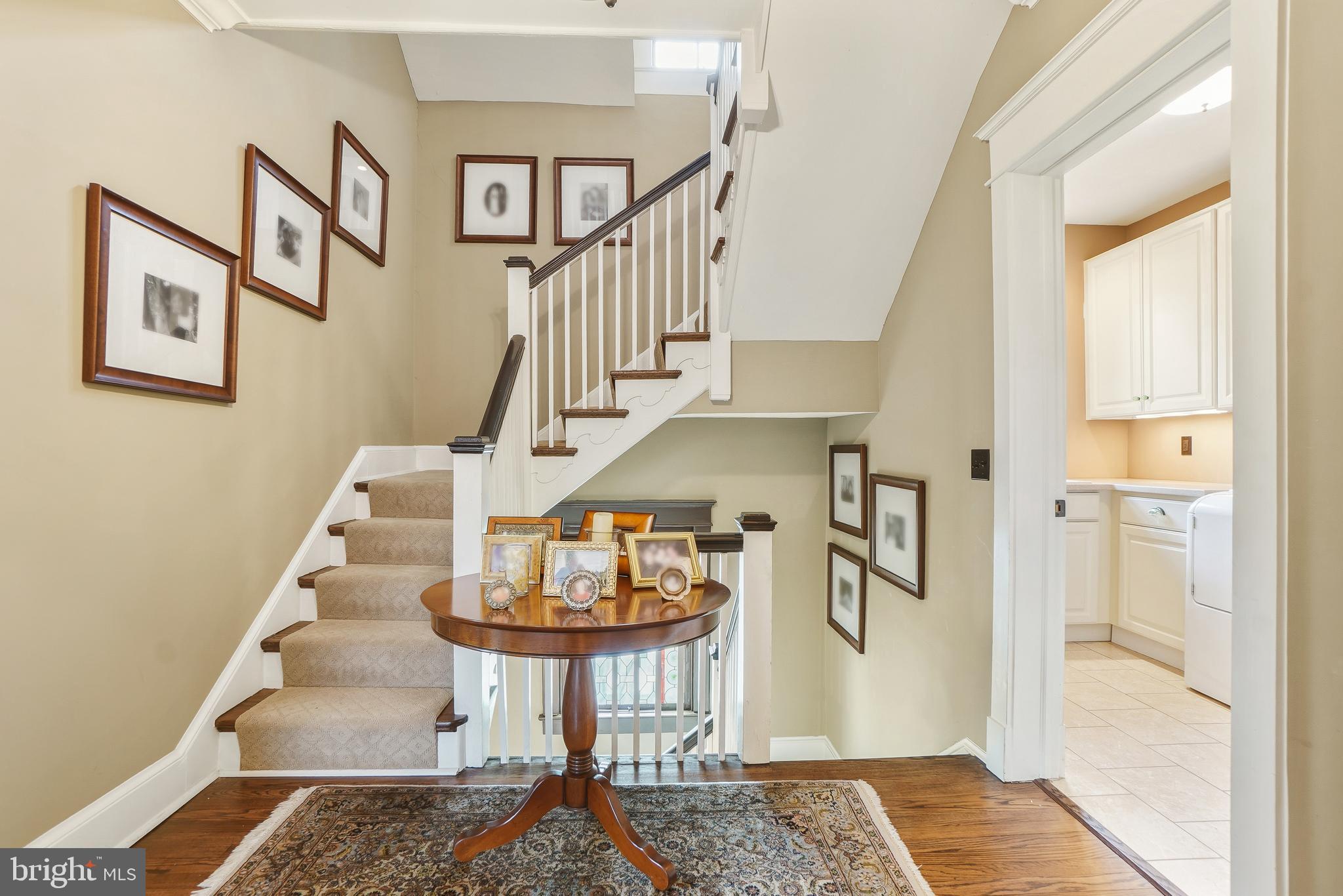 4201 Military Road Northwest Washington, DC 20015 - Photo 17 of 49 a view of entryway and hall with wooden floor