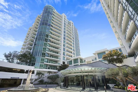 a view of a tall building