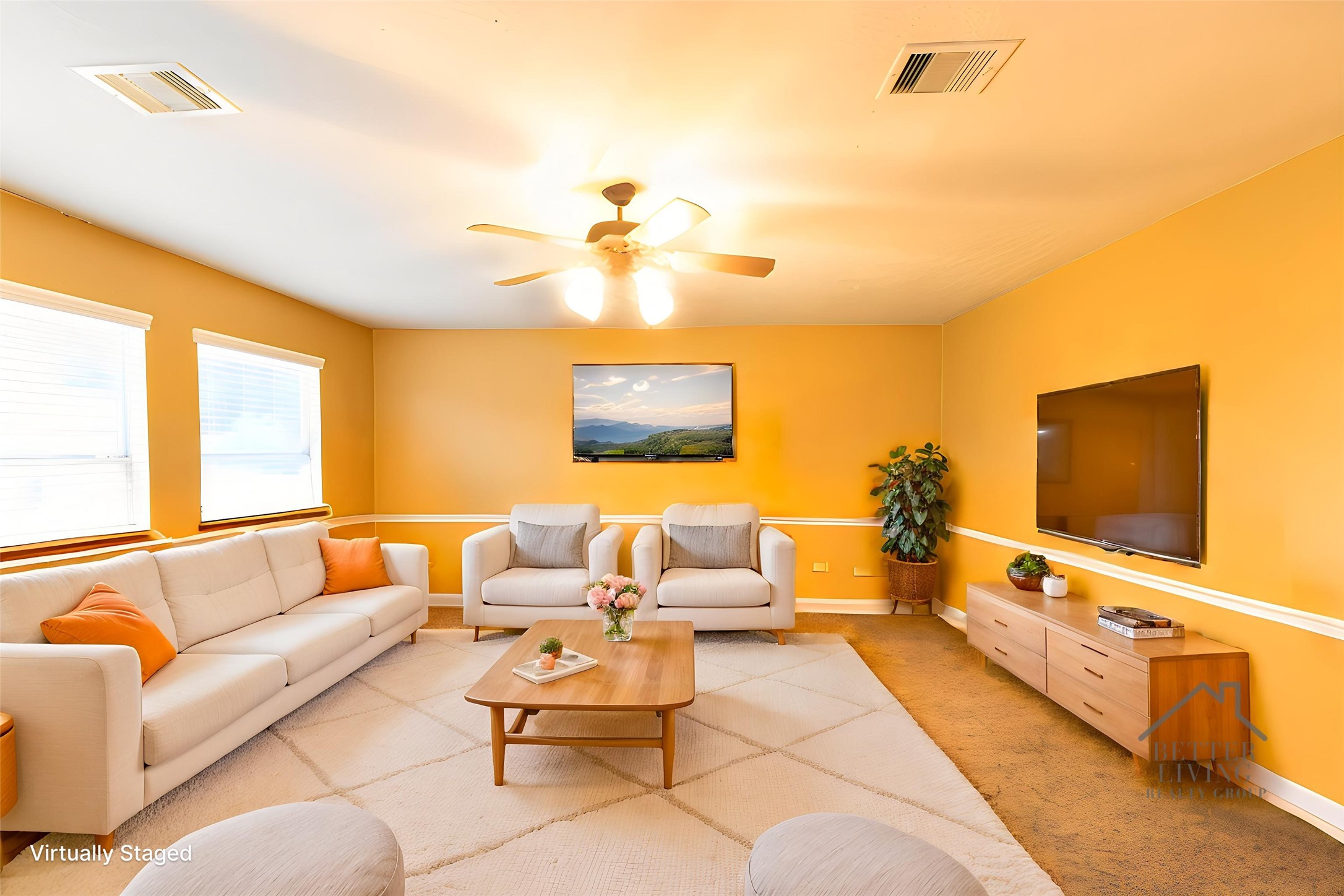 921 Sage Street Baytown, TX 77521 - Photo 14 of 38 VIRTUALLY STAGED LIVING ROOM