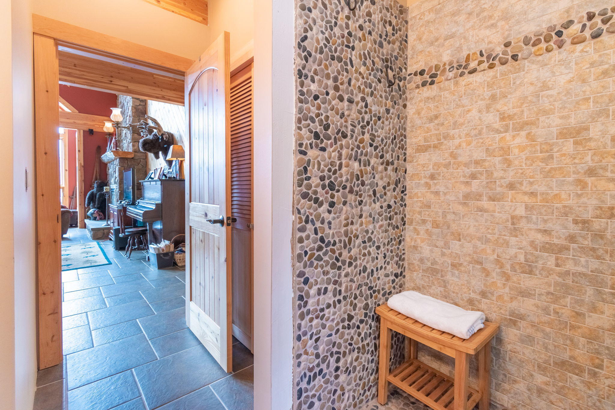 2020 Ridgeview Road Carrabassett Valley, ME 04947 - Photo 62 of 96 walk in shower