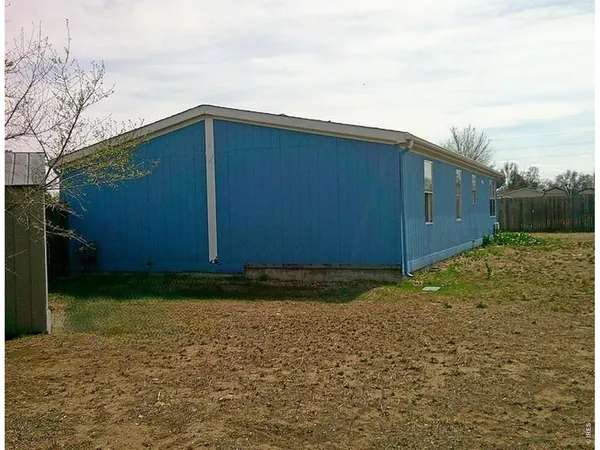 a backyard of a house