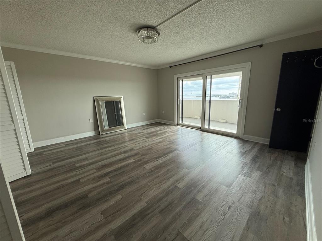 4141 Bayshore Boulevard, Unit 1203 Tampa, FL 33611 - Photo 5 of 16 wooden floor in an empty room with a window