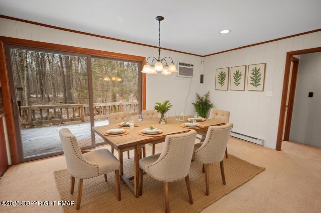 117 Outpost Way Pocono Pines, PA 18350 - Photo 6 of 36 a dining room with furniture and window