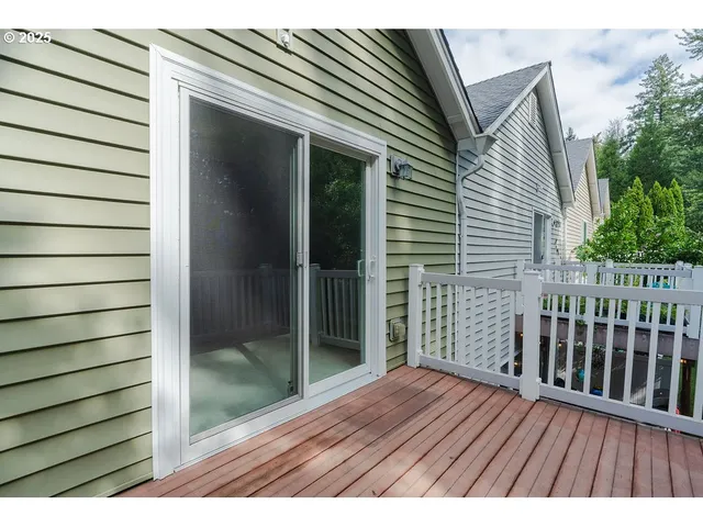 a view of outdoor space with deck